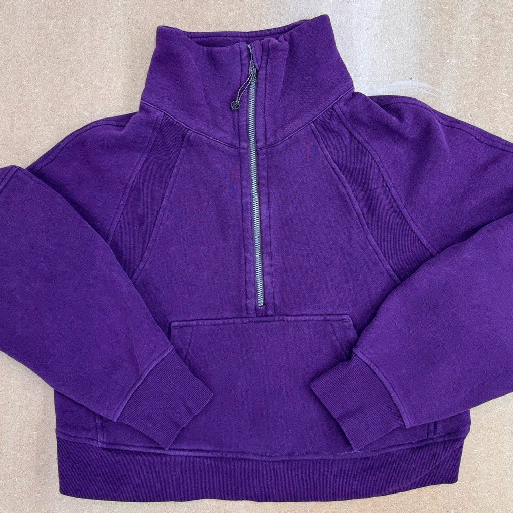 Lululemon half-zip Purple Sweatshirt - Picture 2 of 8